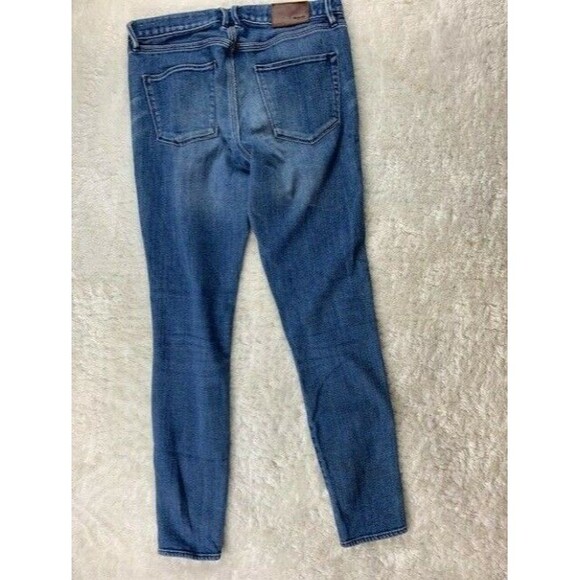 Madwell Size 25 Skinny Ankle Jeans Womens Medium Wash Low Rise Stretch - Picture 3 of 6